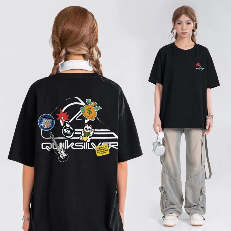Quiksilver T Shirts Unisex-2
