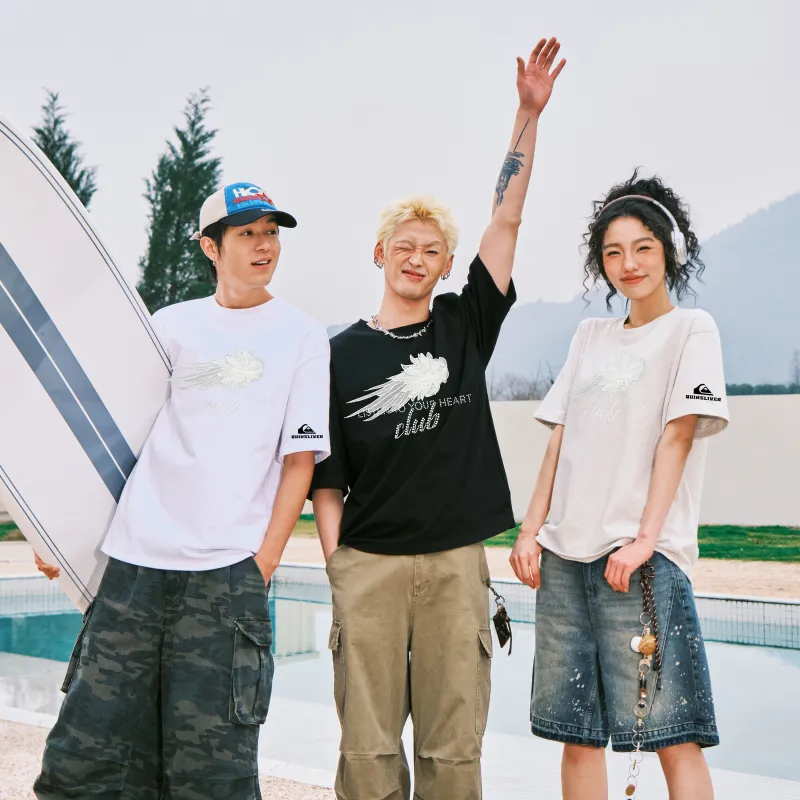 Quiksilver T Shirts Unisex-4
