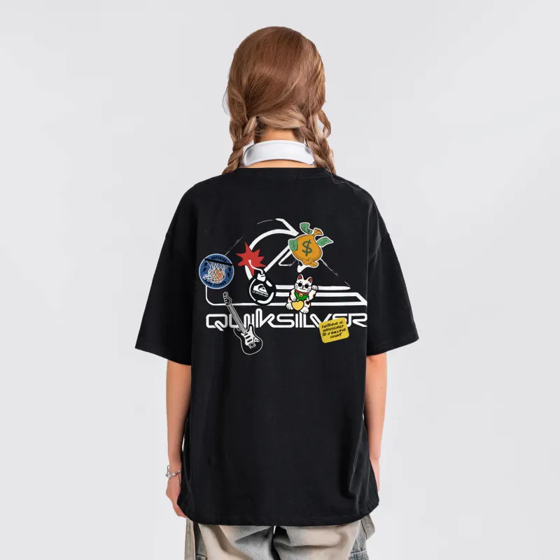 Quiksilver T Shirts Unisex-5