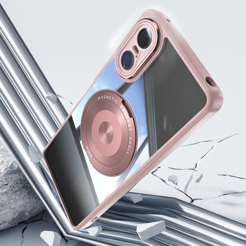 MOWEITU Magnetic 360 Stands Phone Cases Compatibility Sony Xperia 10 VI-16