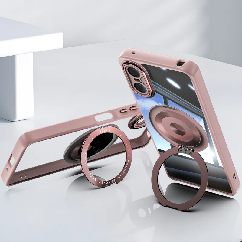 MOWEITU Magnetic 360 Stands Phone Cases Compatibility Sony Xperia 10 VI-14
