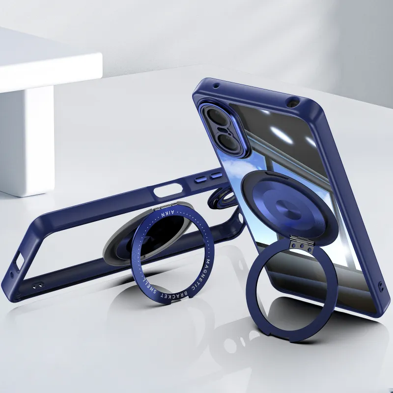 MOWEITU Magnetic 360 Stands Phone Cases Compatibility Sony Xperia 10 VI-37