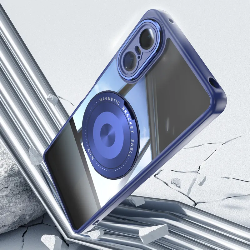 MOWEITU Magnetic 360 Stands Phone Cases Compatibility Sony Xperia 10 VI-29