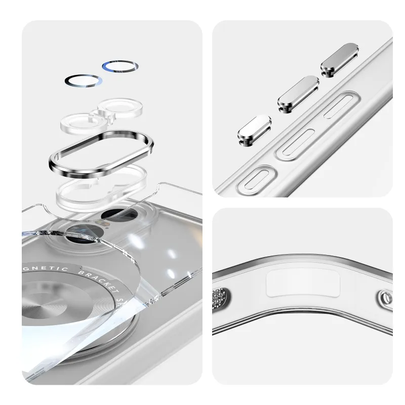 MOWEITU Magnetic 360 Stands Phone Cases Compatibility Sony Xperia 10 VI-3