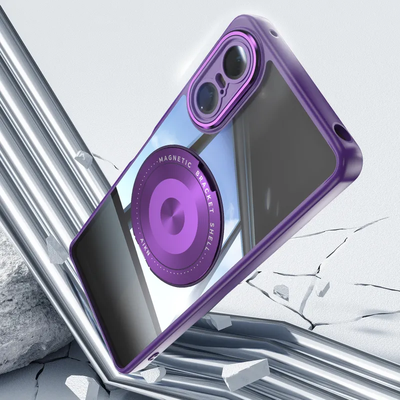 MOWEITU Magnetic 360 Stands Phone Cases Compatibility Sony Xperia 10 VI-20