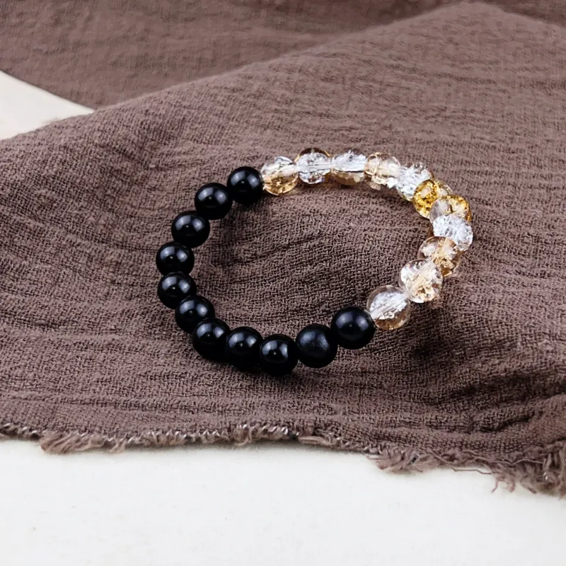 JUANLAN Ebony Wooden Bracelets Unisex-3