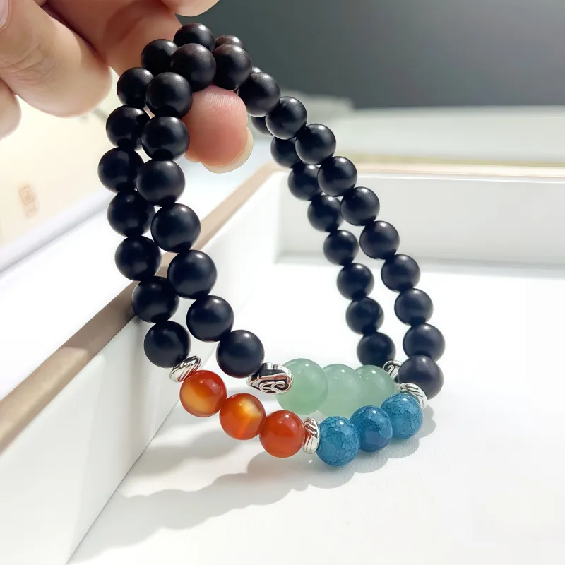 JUANLAN Wooden Bracelets Unisex-3