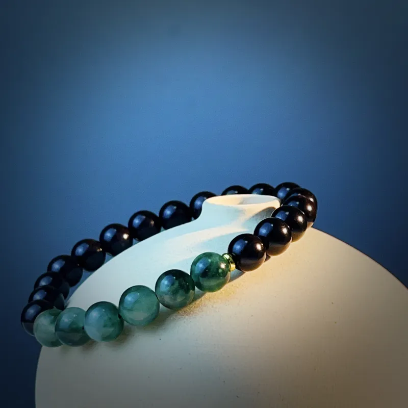 JUANLAN Ebony Wooden Bracelets Unisex-3