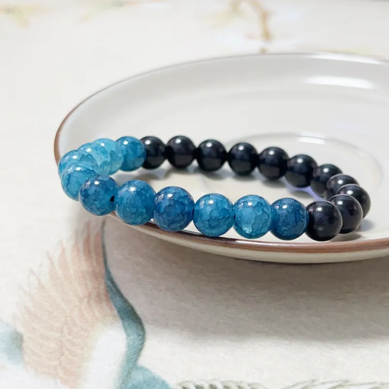 JUANLAN Ebony Wooden Bracelets Unisex-7