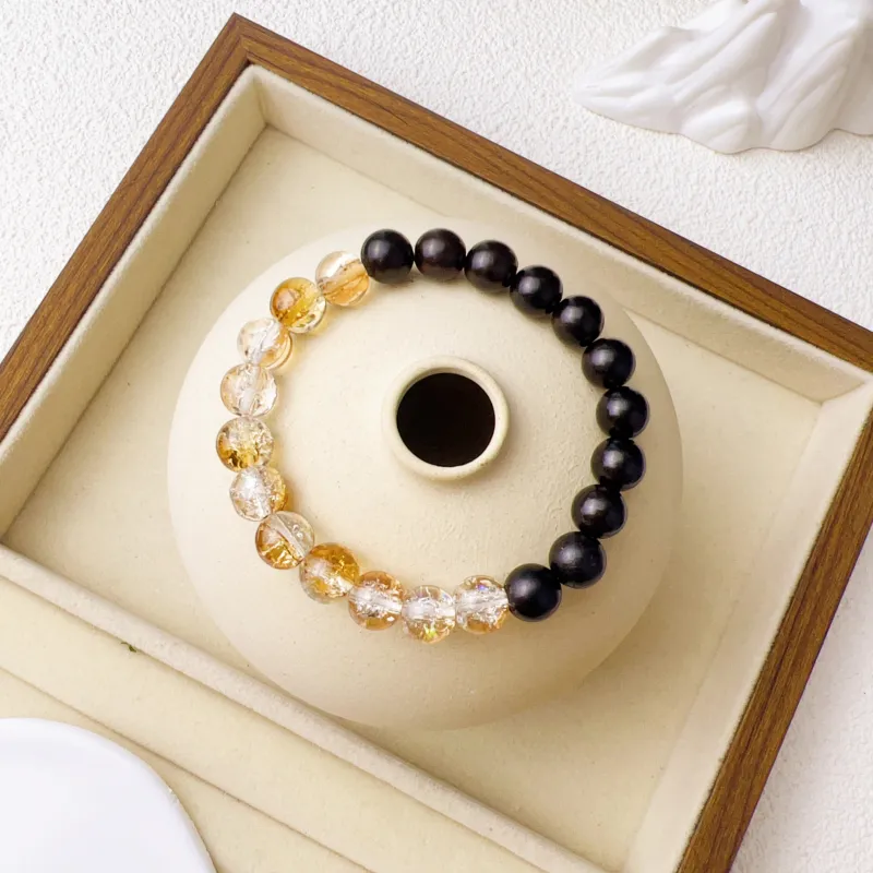 JUANLAN Ebony Wooden Bracelets Unisex-1
