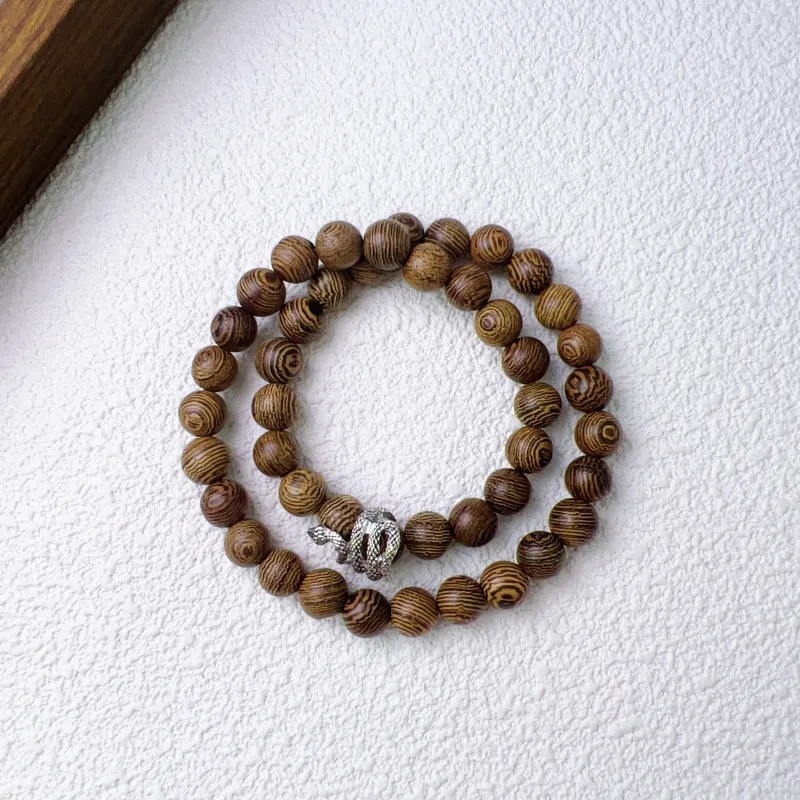 JUANLAN Redwood Wooden Bracelets Unisex-6