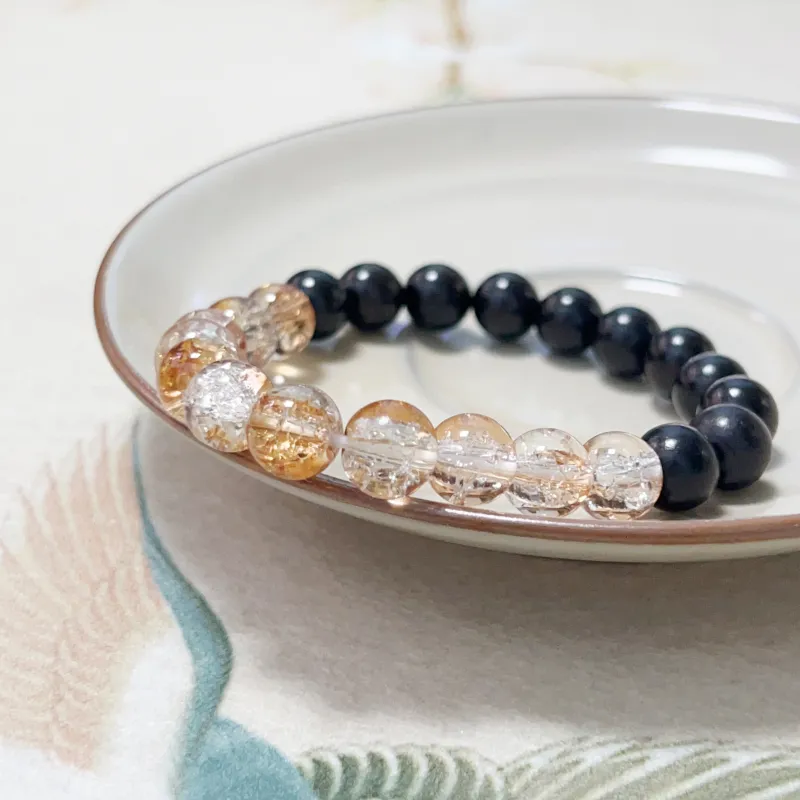 JUANLAN Ebony Wooden Bracelets Unisex-2