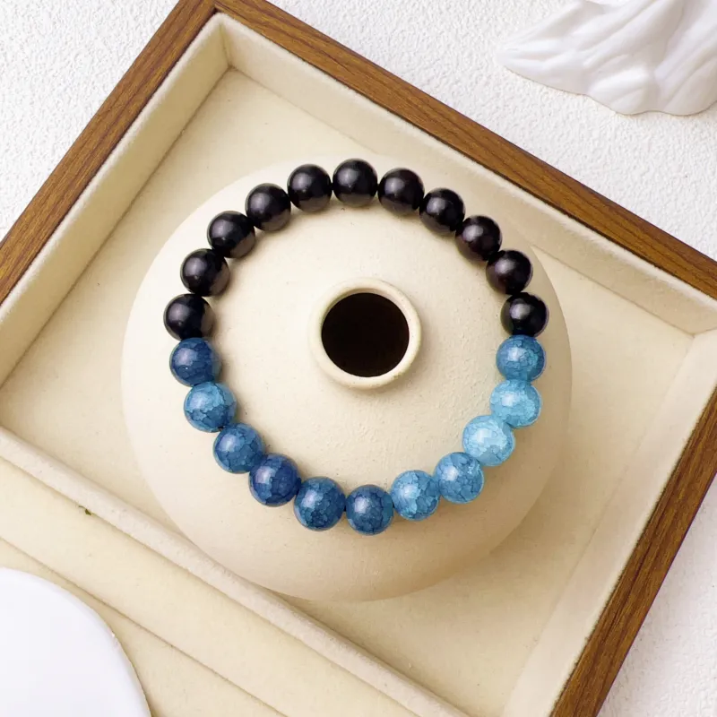 JUANLAN Ebony Wooden Bracelets Unisex-6