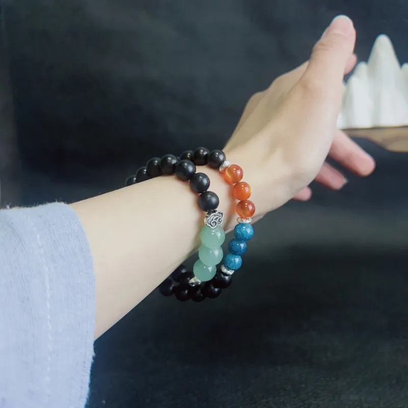 JUANLAN Wooden Bracelets Unisex-2