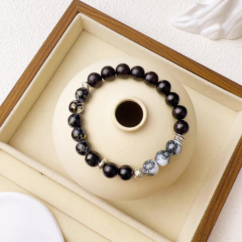 JUANLAN Wooden Bracelets Unisex-2