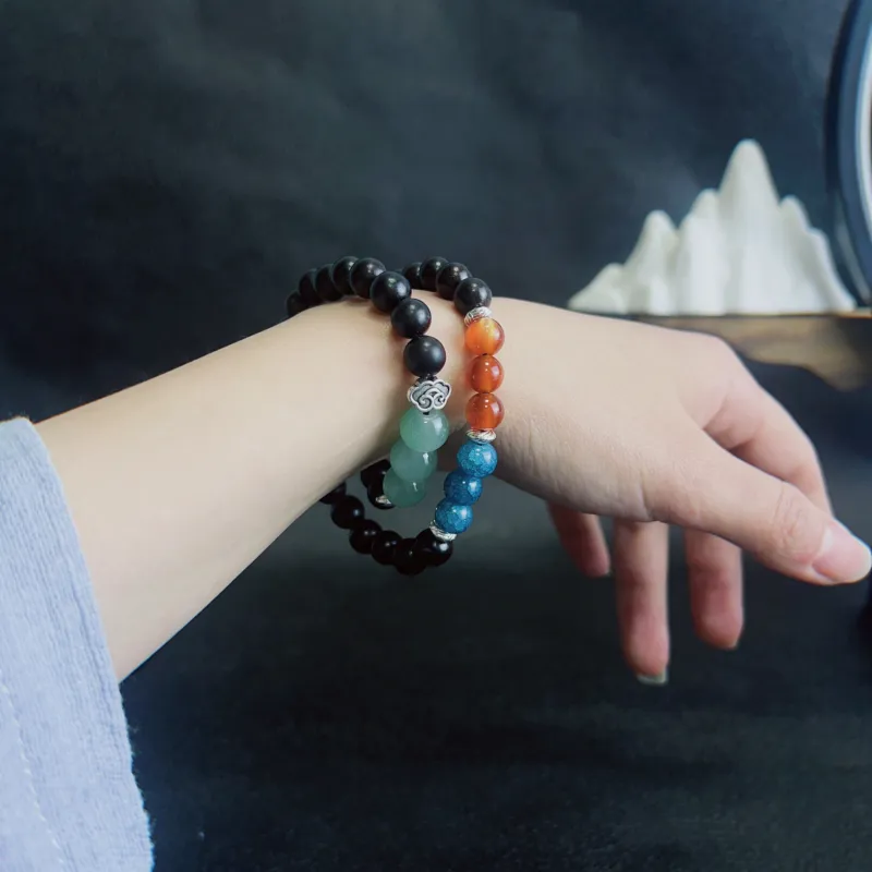 JUANLAN Wooden Bracelets Unisex-5