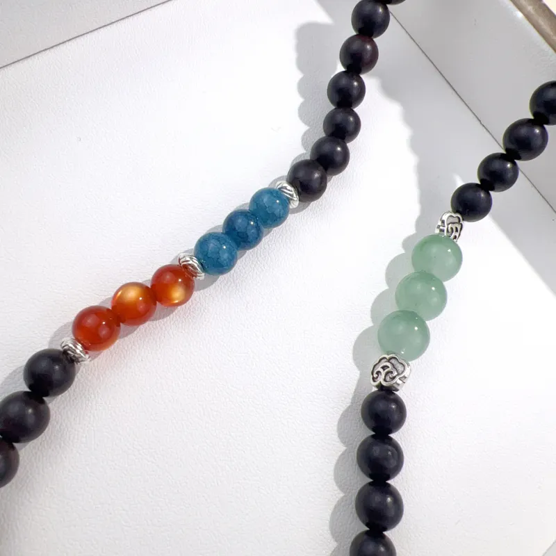 JUANLAN Wooden Bracelets Unisex-4