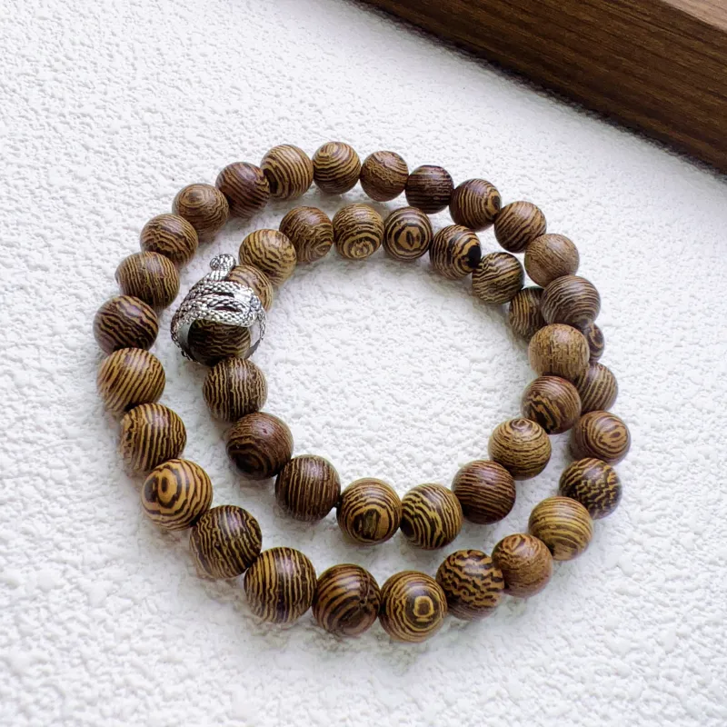 JUANLAN Redwood Wooden Bracelets Unisex-9
