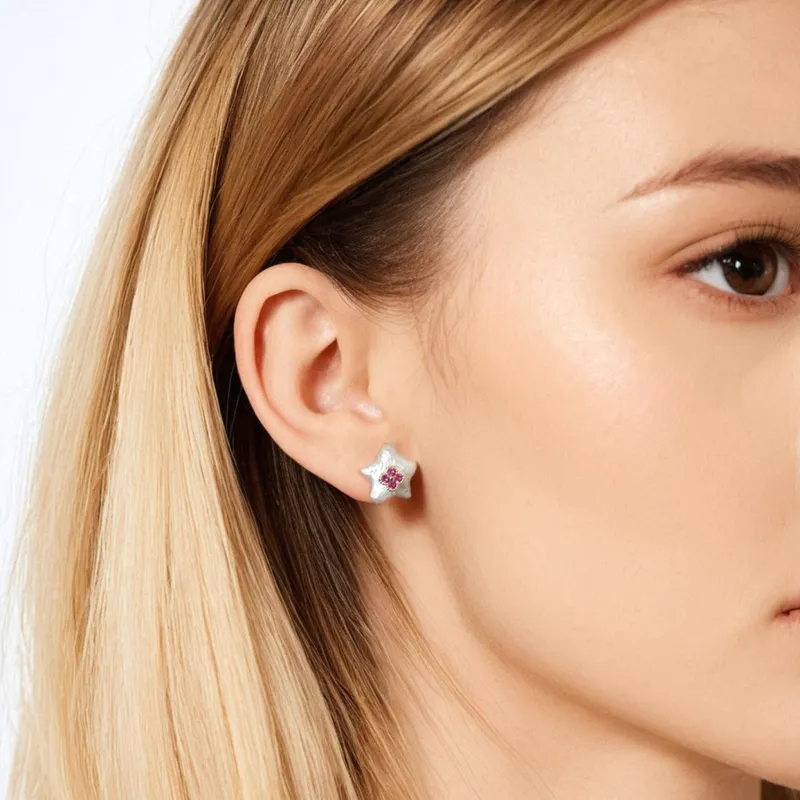 LAPTITE Freshwater Pearl S925 Sterling Silver Stud Hypoallergenic Earrings Women's-4