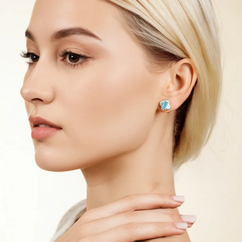 LAPTITE Pearl S925 Sterling Silver Stud Hypoallergenic Earrings Women's-3