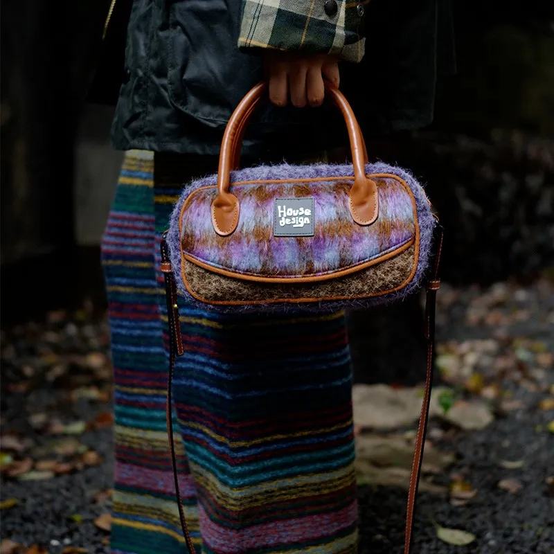 The HOUSE Yimazato Plush Handbag Regular Women's Multicolor-1