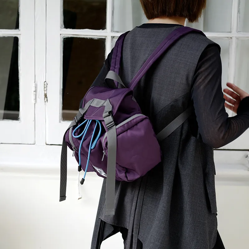 The HOUSE Yimazato Nylon Backpack Regular Unisex Gray Green-4