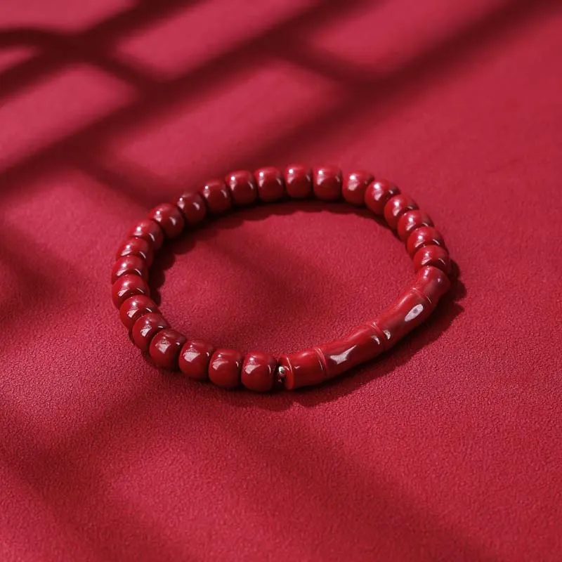 YANXIANGYUAN Cinnabar Bracelets Unisex-2