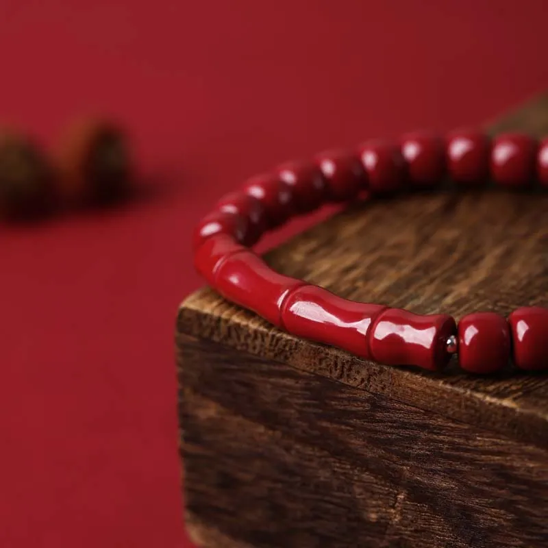 YANXIANGYUAN Cinnabar Bracelets Unisex-3
