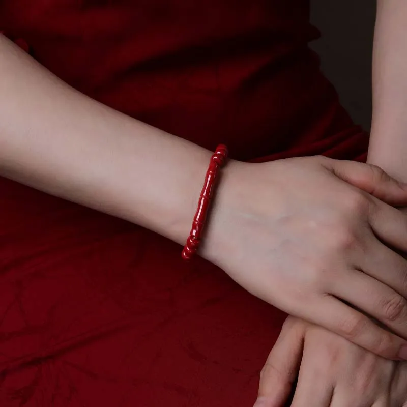 YANXIANGYUAN Cinnabar Bracelets Unisex-4