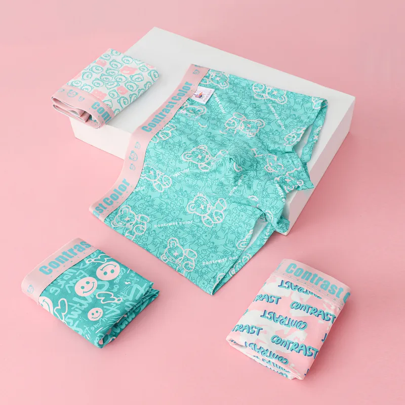 Lan Miao Boxer Shorts Men's Shopping Bag 3 Pack-5
