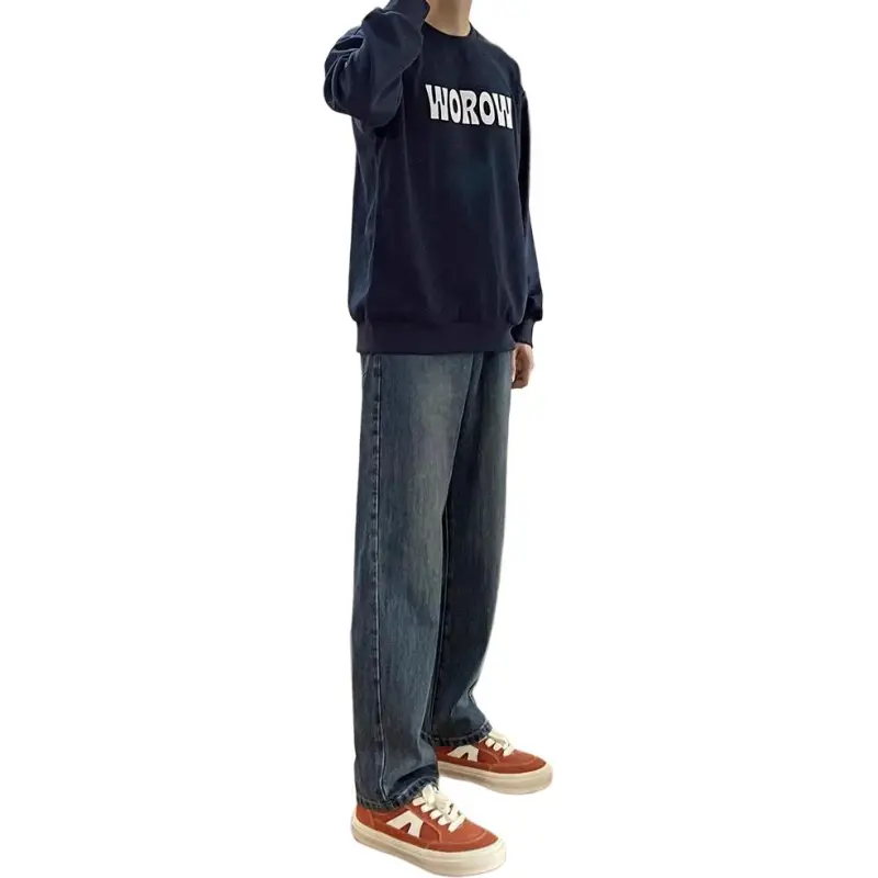 KVIV Jeans Men's Vintage Blue Gray-6