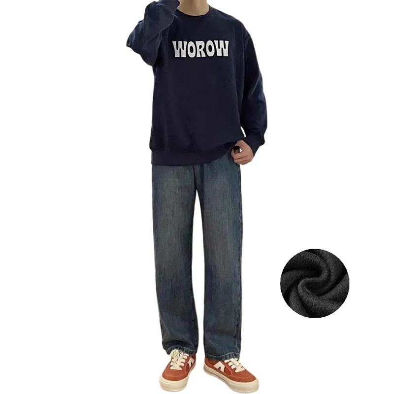 KVIV Jeans Men's Vintage Blue Gray-4