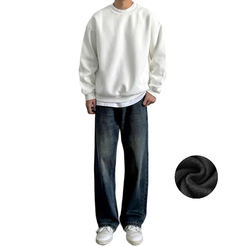 KVIV Jeans Men's Vintage Blue Gray-8