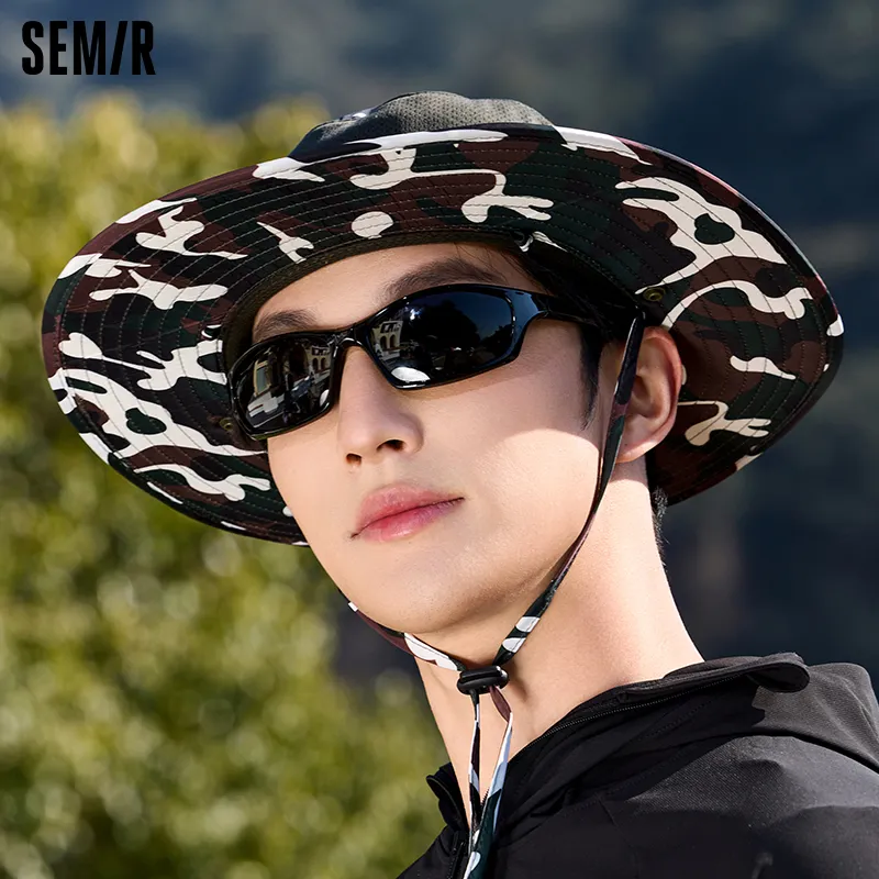 SEM/R Polyester Sun Protection Hats Unisex-3