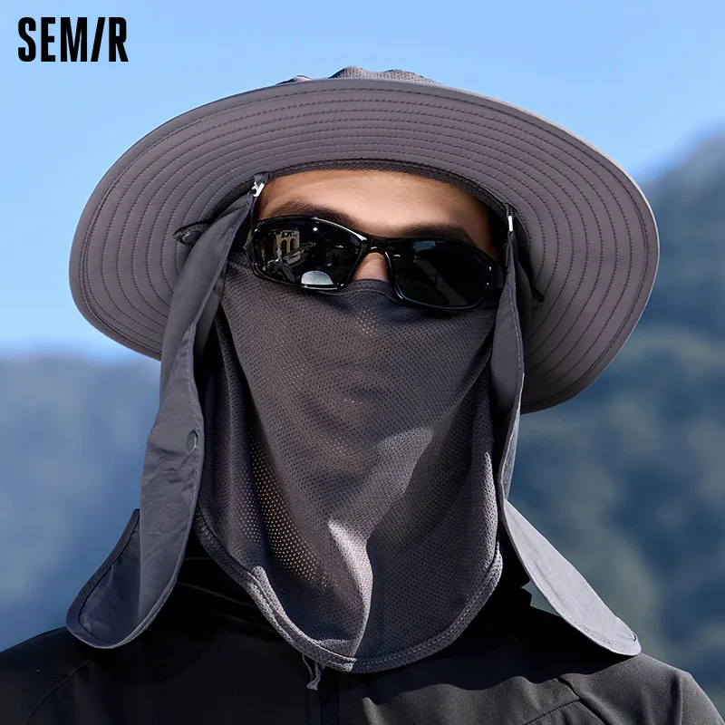 SEM/R Polyester Sun Protection Hats Unisex-5