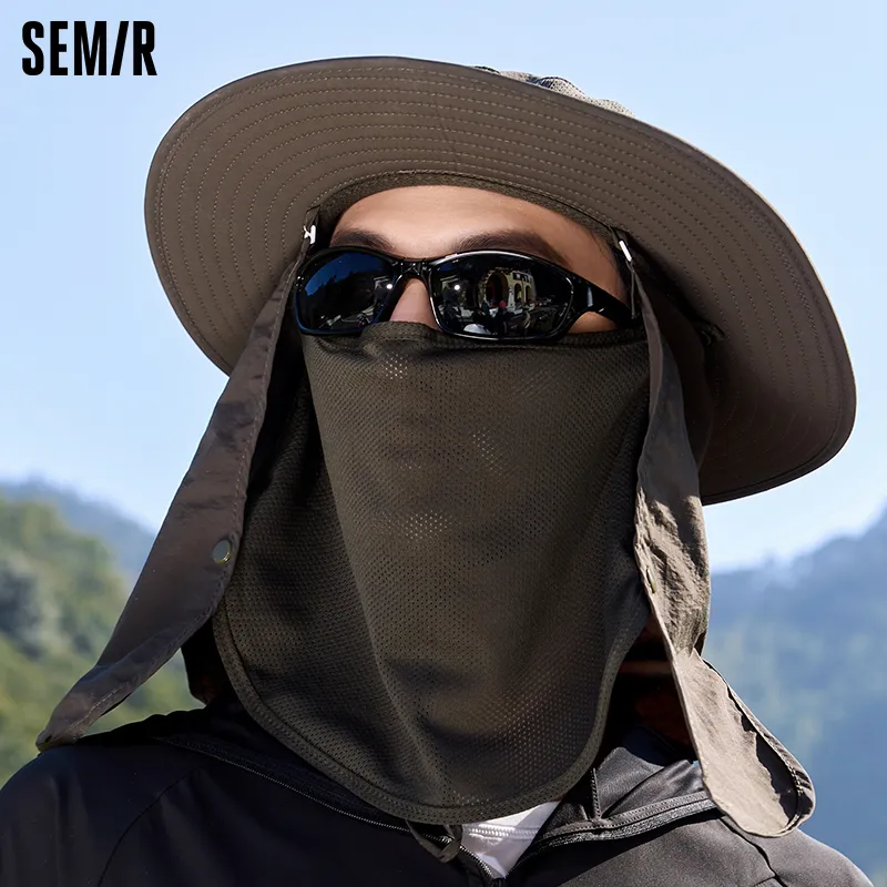 SEM/R Polyester Sun Protection Hats Unisex-14