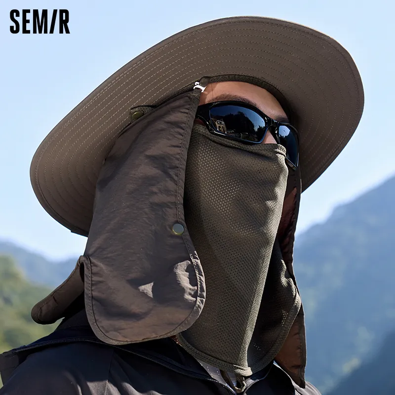 SEM/R Polyester Sun Protection Hats Unisex-15