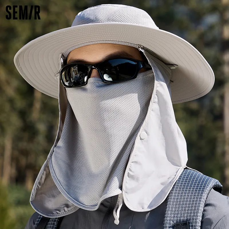 SEM/R Polyester Sun Protection Hats Unisex-18