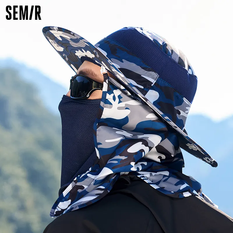 SEM/R Polyester Sun Protection Hats Unisex-11