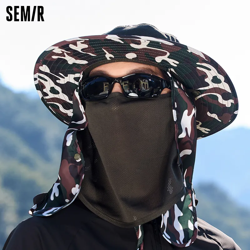 SEM/R Polyester Sun Protection Hats Unisex-1