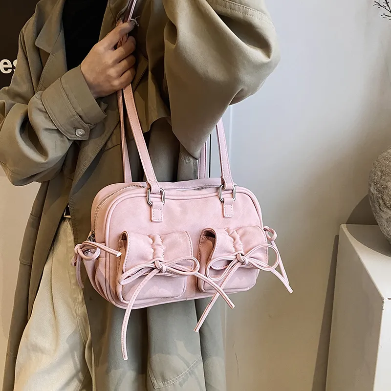 Yalu PU With Matte Shoulder Bag Women's Multicolor-13