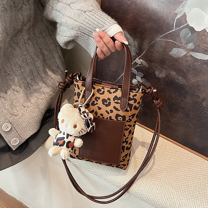 Yalu PU Shoulder Bag, Crossbody Bag, Handbag Women's Brown-4