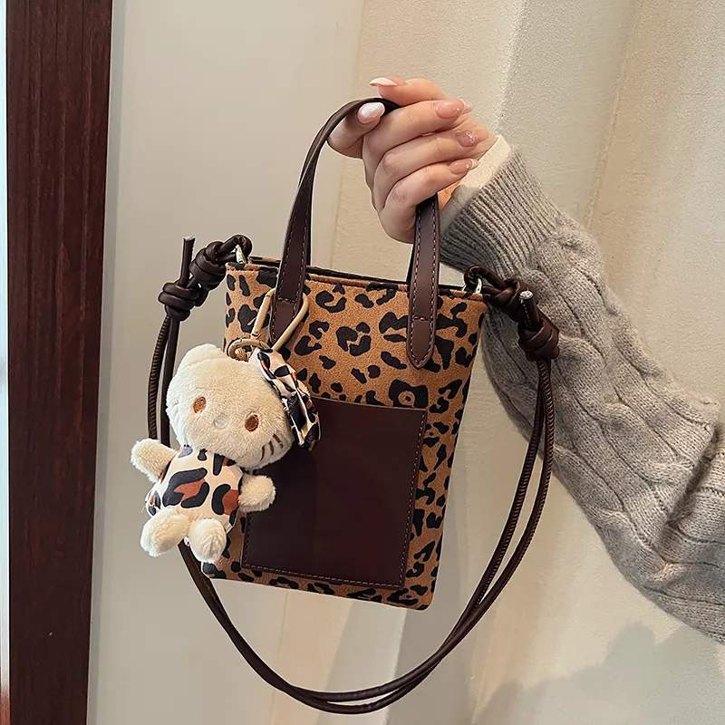 Yalu PU Shoulder Bag, Crossbody Bag, Handbag Women's Brown-3