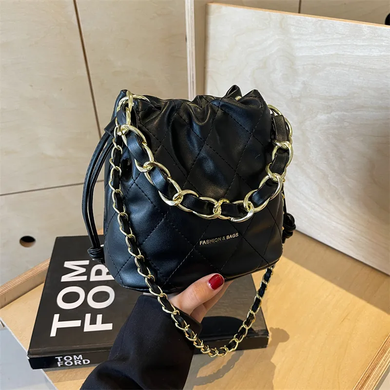 Yalu PU Bucket Bag, Shoulder Bag Women's Multicolor-9