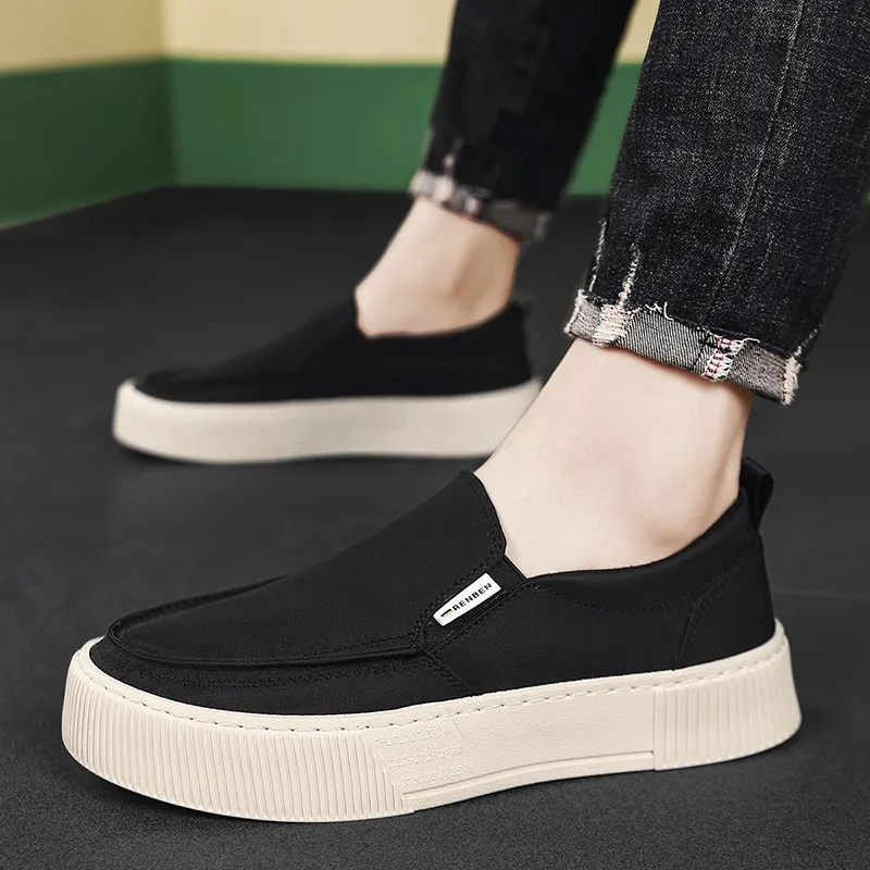 RENBEN Breathable And Lightweight Low Top Canvas Shoes Men's-2