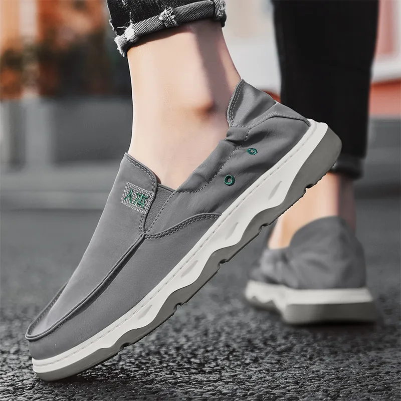 RENBEN Breathable And Lightweight Low Top Canvas Shoes Men's-10
