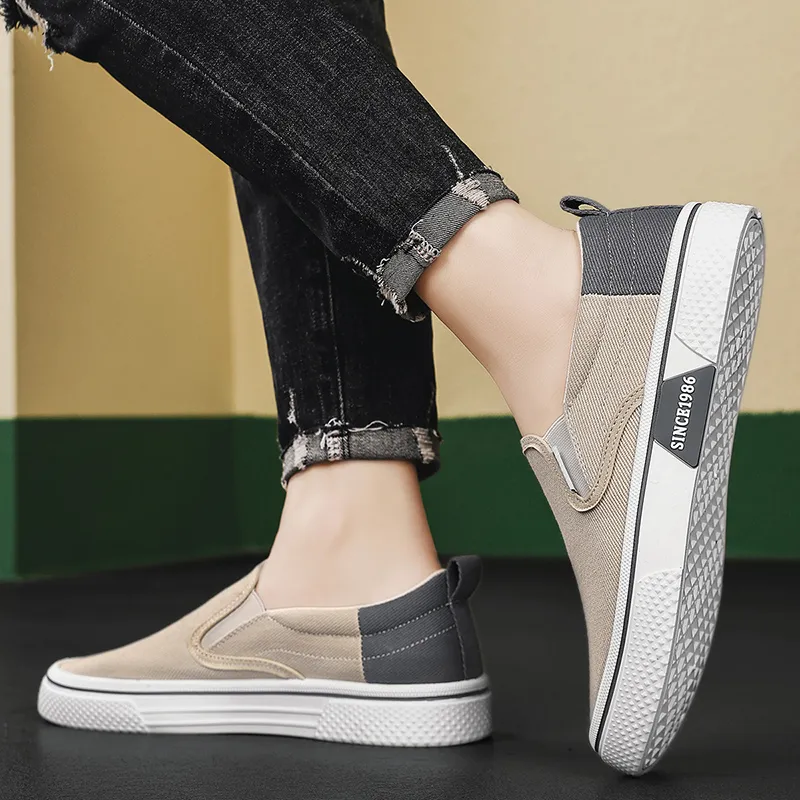 RENBEN Breathable, Lightweight, Slip Resistant Low Top Canvas Shoes Men's-12