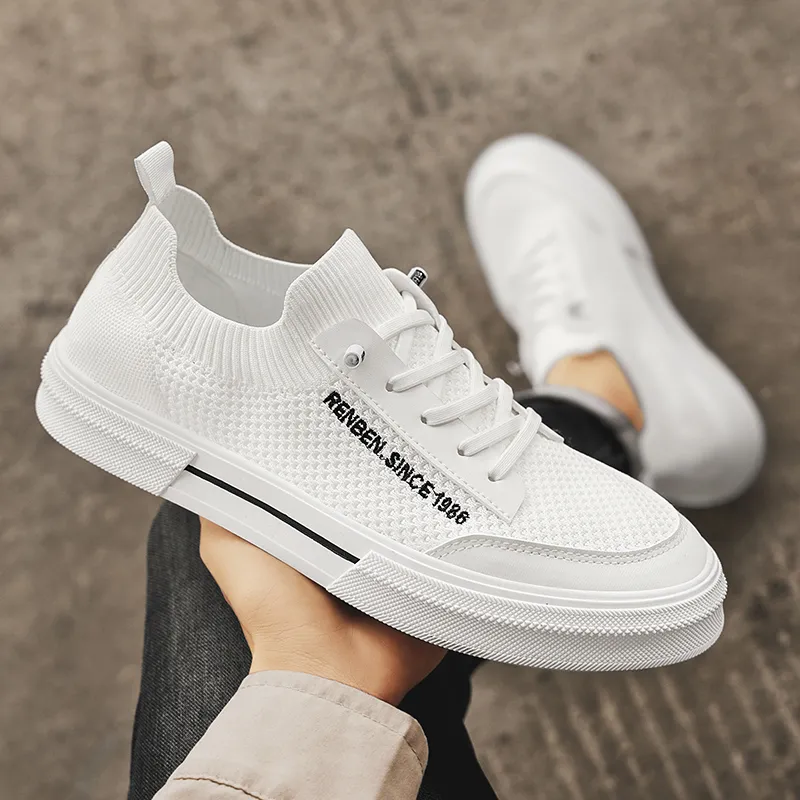 Humanism 1986 x RENBEN Breathable, Lightweight, Slip Resistant Low Top Canvas Shoes Men's-14
