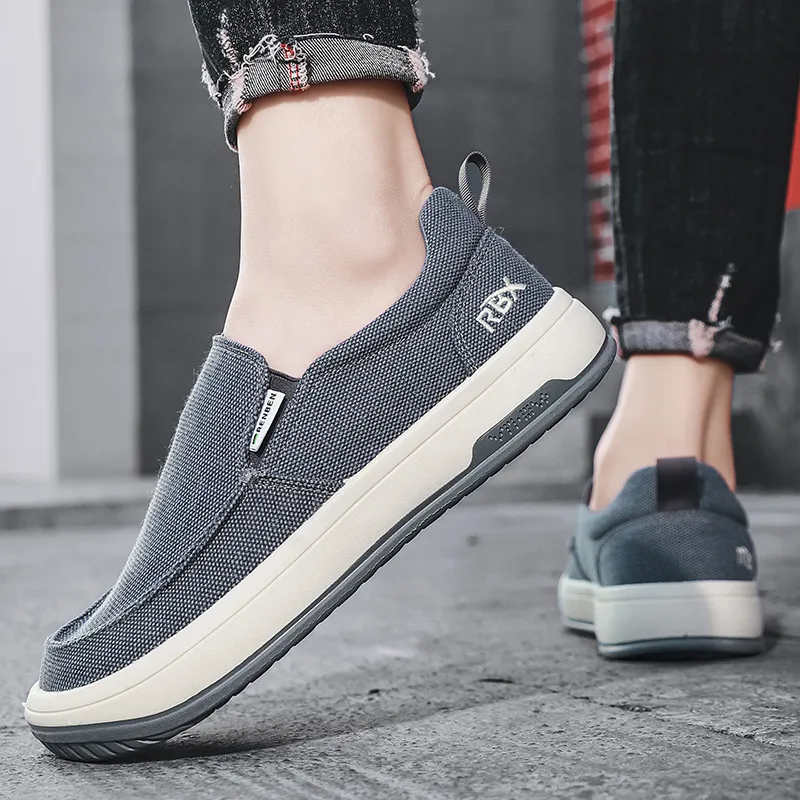 RENBEN Lightweight And Wear-resistant Low-Top Canvas Shoes Men's-8
