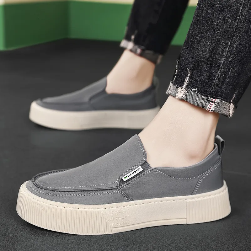 RENBEN Breathable And Lightweight Low Top Canvas Shoes Men's-8